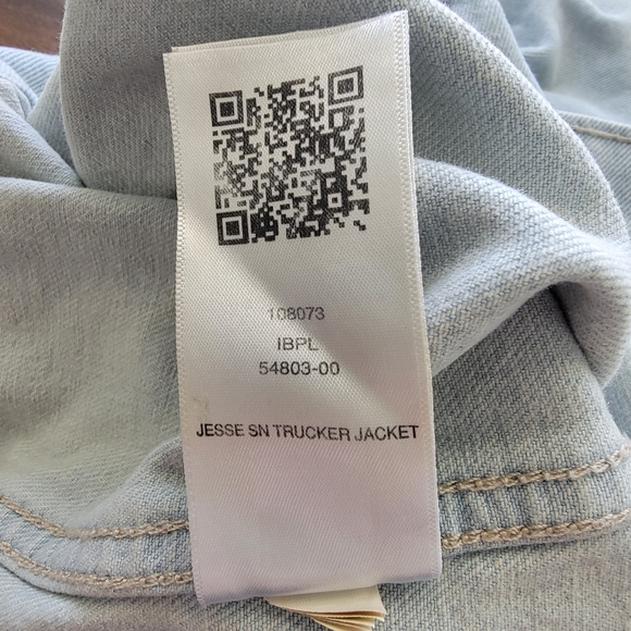 True Religion Jesse SN Trucker Jacket Light Blossom Wash Men's Denim Large - Picture 13 of 16